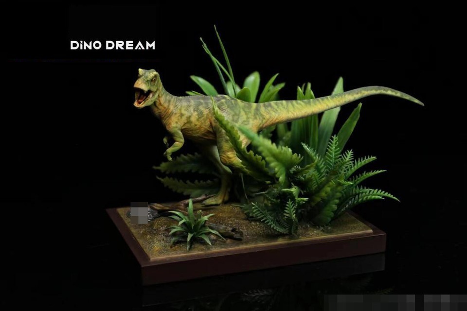 Dino Dream Juvenile Tyrannosaurus Rex in the forest Statue Model Display INSTOCK