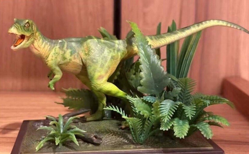Dino Dream Juvenile Tyrannosaurus Rex in the forest Statue Model Display INSTOCK