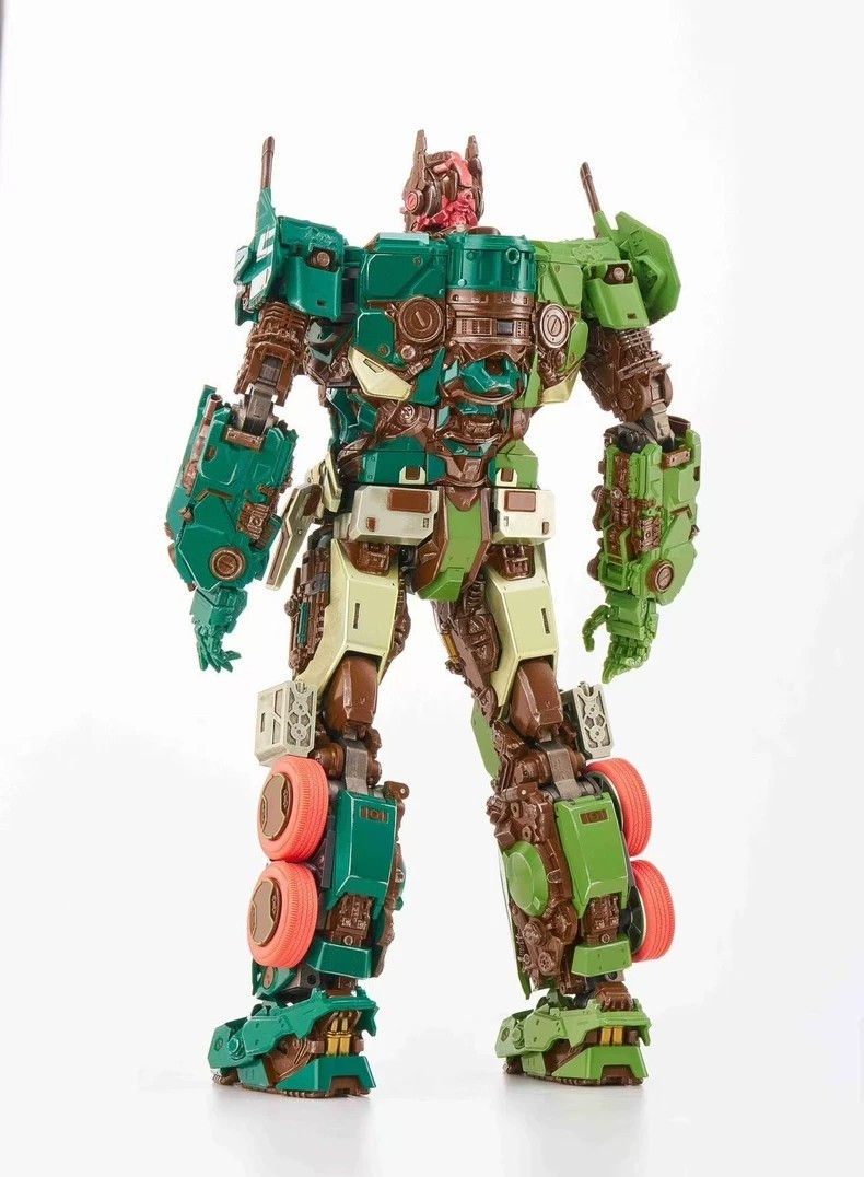 In Stock New Magnificent Mecha MM-01G OptimusPrime Green Version Action Figure