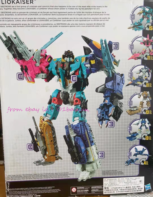Takara Tomy Combiner War Liokaiser 6 Destron Action Figure Model In Stock