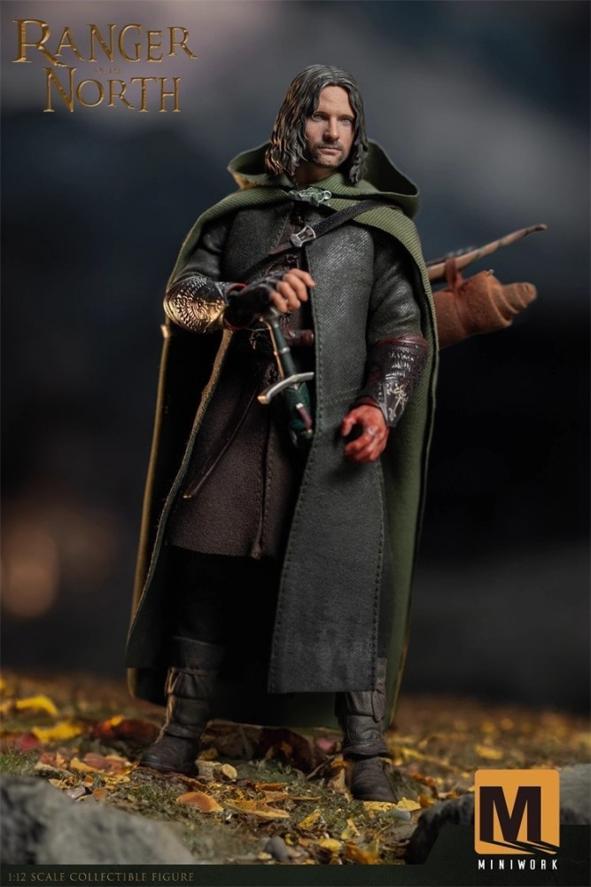 Miniwork 1/12 Northern Ranger Aragorn Collectible Action Figure MW-001 In Stock