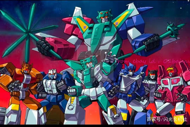 Takara Tomy Combiner War Liokaiser 6 Destron Action Figure Model In Stock