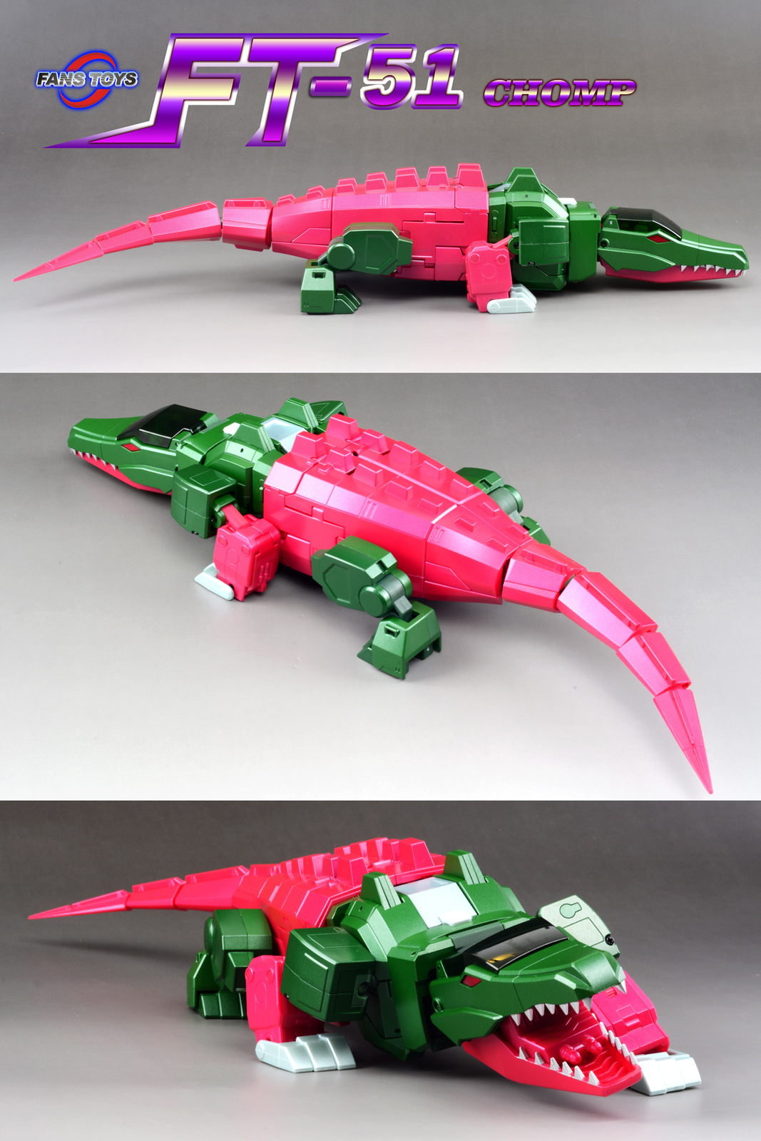 FansToys FT-51 Headmasters Chomp Skullcruncher G1 FT51 Transforms figure