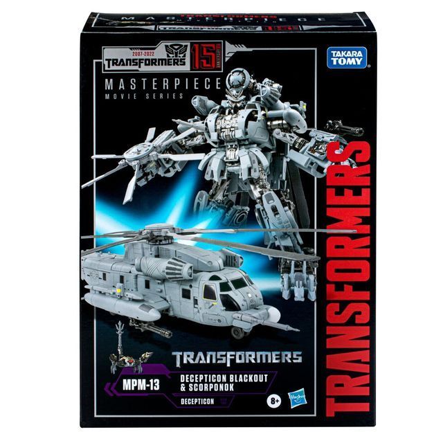 Ready! New Takara Tomy Masterpiece Series MPM-13 Blackout Transforms Figure Toy