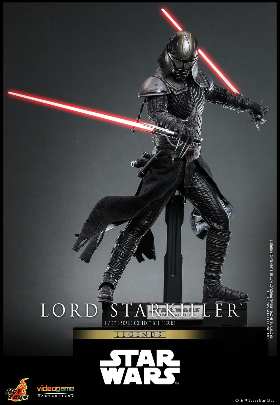 In Stock New Hot Toys VGM63 Star Wars Lord Starkiller Normal Edition Figure