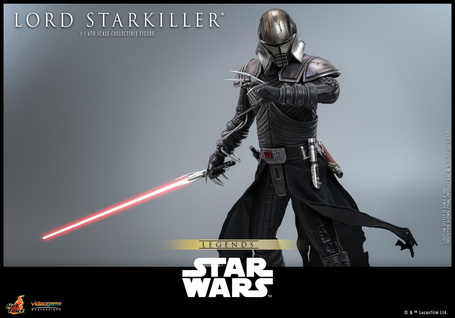 In Stock New Hot Toys VGM63 Star Wars Lord Starkiller Normal Edition Figure