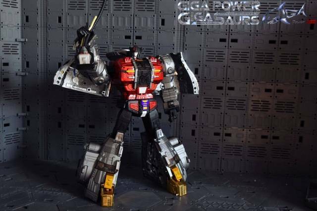 Reissue! New Gigapower Gigasaurs GP HQ-04R HQ04R Graviter Dinobots Chrome Ver.