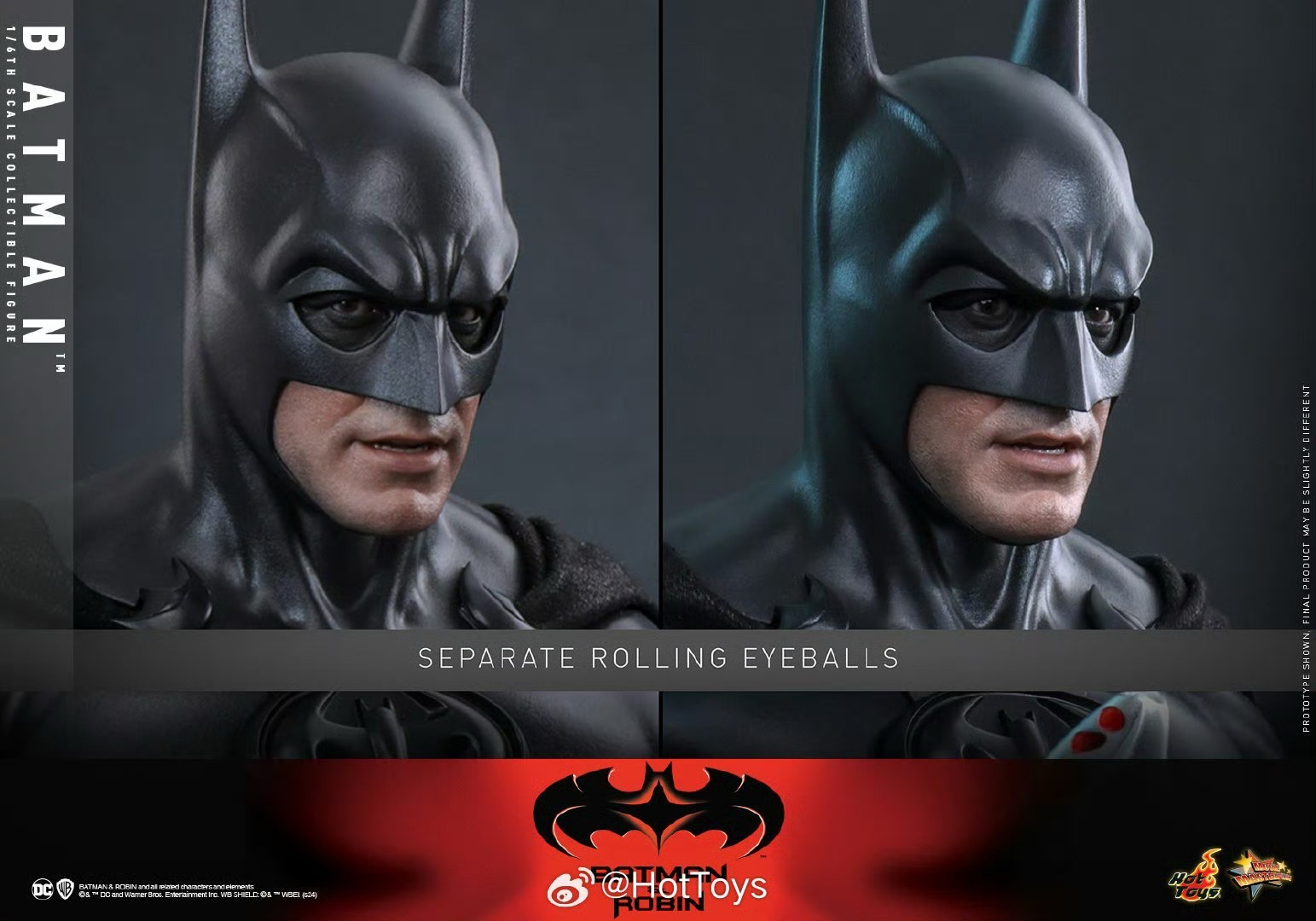 Ready! New Hot Toys MMS786 Batman &amp; Robin - Batman 1/6 Collectible Action Figure