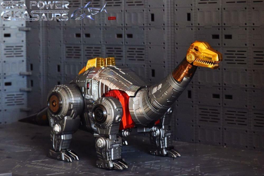 Reissue! New Gigapower Gigasaurs GP HQ-04R HQ04R Graviter Dinobots Chrome Ver.