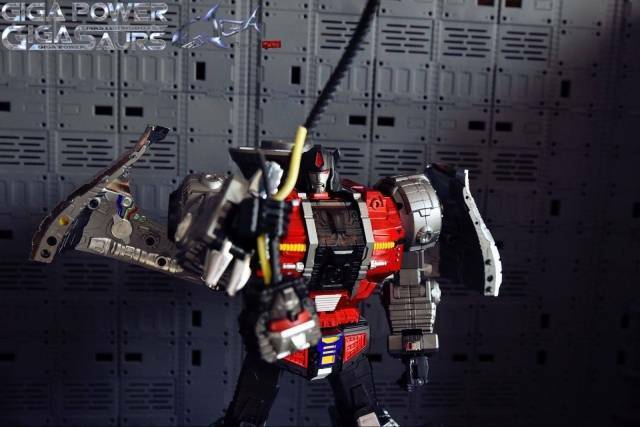 Reissue! New Gigapower Gigasaurs GP HQ-04R HQ04R Graviter Dinobots Chrome Ver.