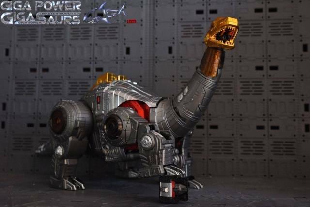 Reissue! New Gigapower Gigasaurs GP HQ-04R HQ04R Graviter Dinobots Chrome Ver.