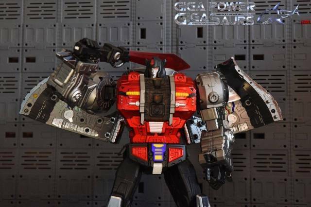 Reissue! New Gigapower Gigasaurs GP HQ-04R HQ04R Graviter Dinobots Chrome Ver.