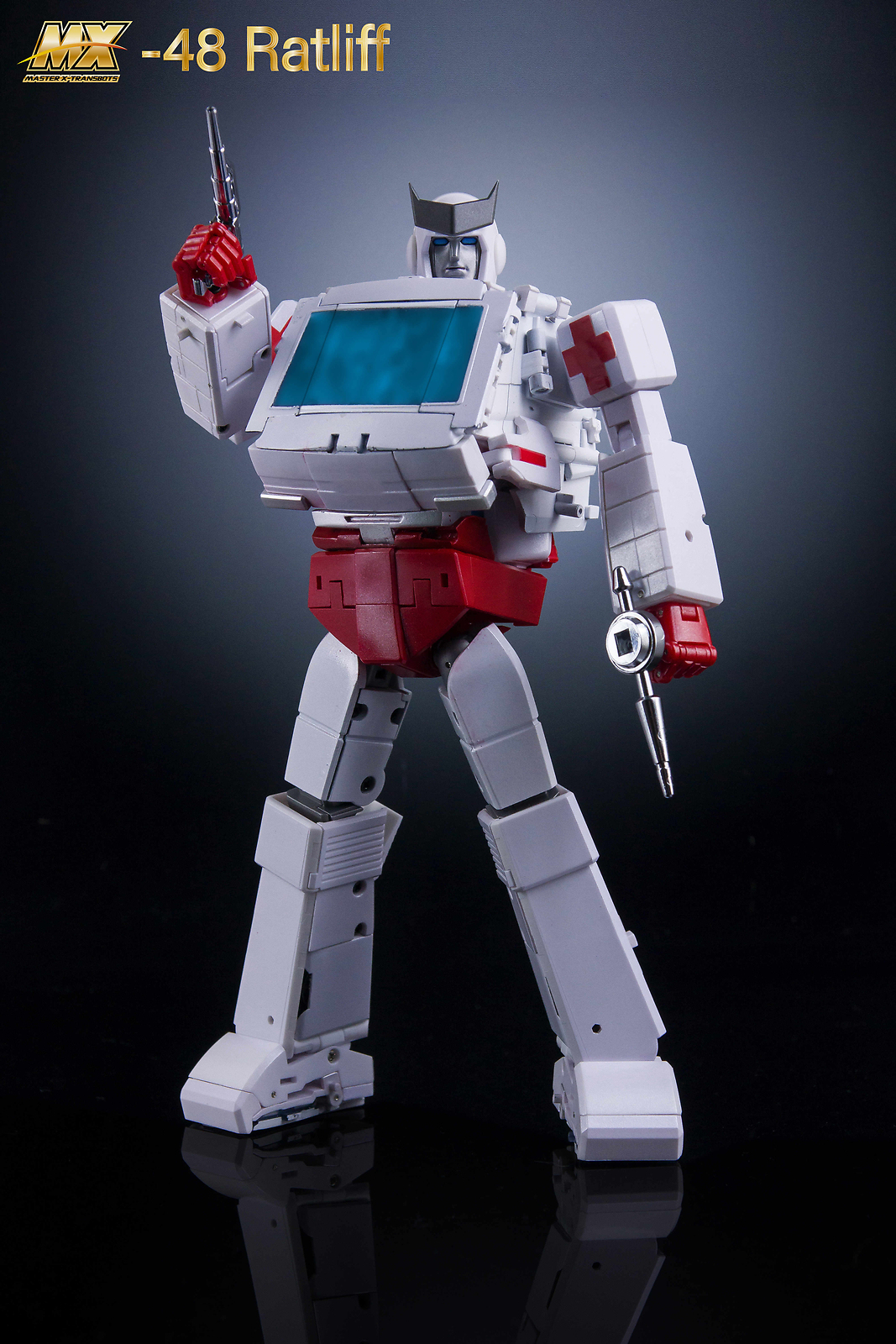 In Stock New X-Transbots MX-48 Ratliff Ratchet Transforms Action Figure Toy
