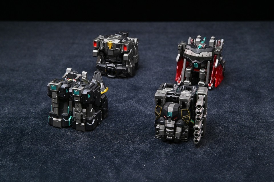 IN STOCK Lucky Cat Micro Cosmos MC-03B mini Beast Lord Meagzord Black set of 5
