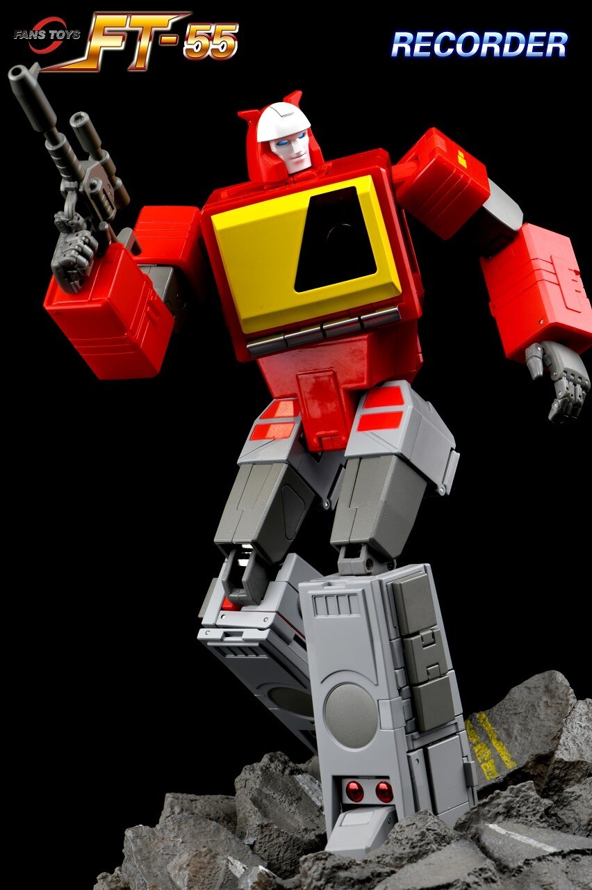 Ready! New FansToys FT-55 Recorder Blaster w/ Rewind Set of 2 Action Figure Toy