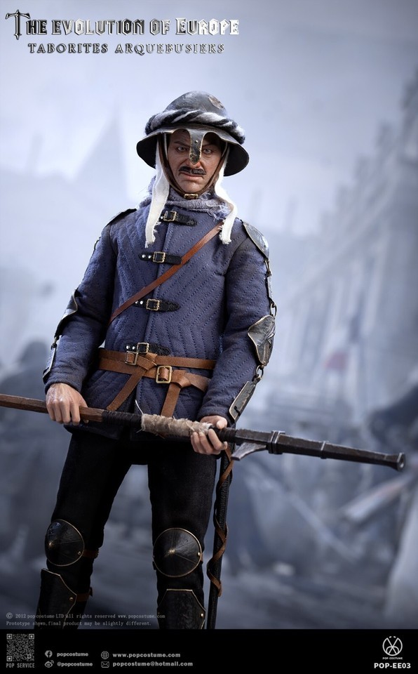 NEW POP COSTUME EE03 Europe Evolution Taborites Arquebusiers 1/6 Figure Toy