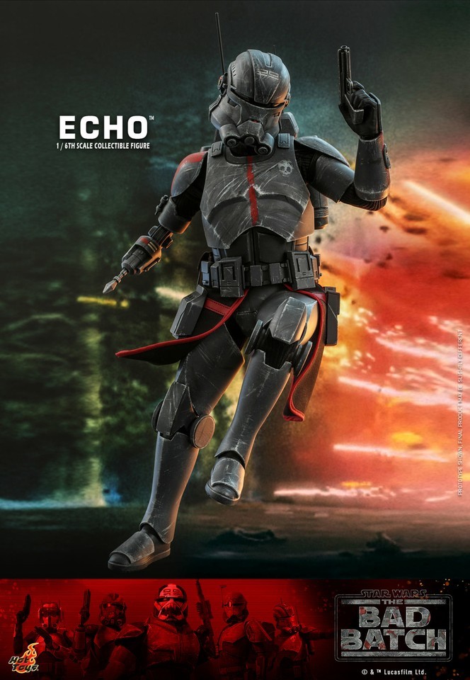 Hottoys Star Wars The Bad Batch 1/6th scale Echo Collectible Figure TMS042 NEW