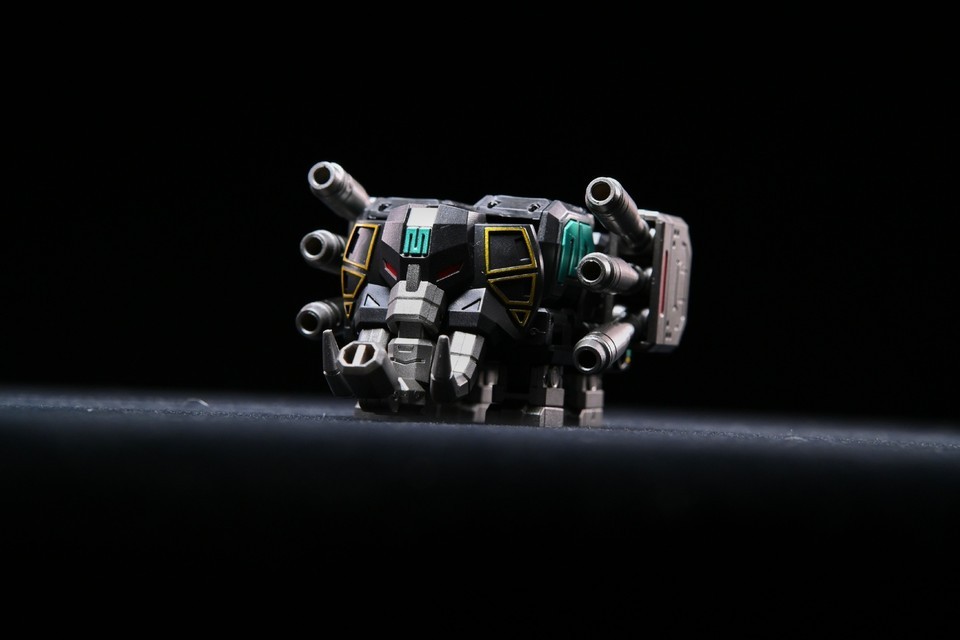 IN STOCK Lucky Cat Micro Cosmos MC-03B mini Beast Lord Meagzord Black set of 5