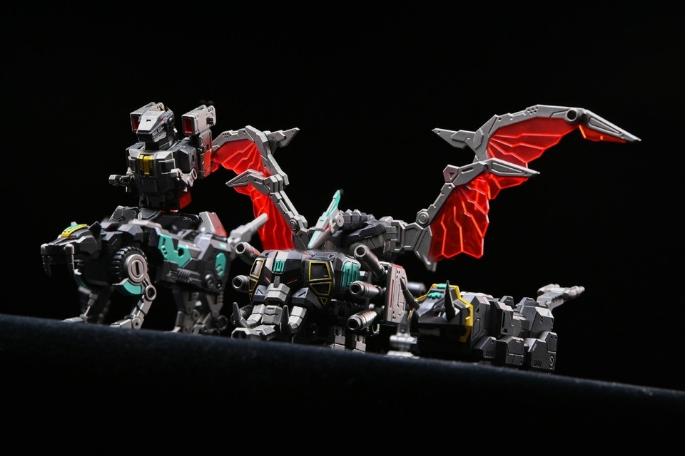 IN STOCK Lucky Cat Micro Cosmos MC-03B mini Beast Lord Meagzord Black set of 5