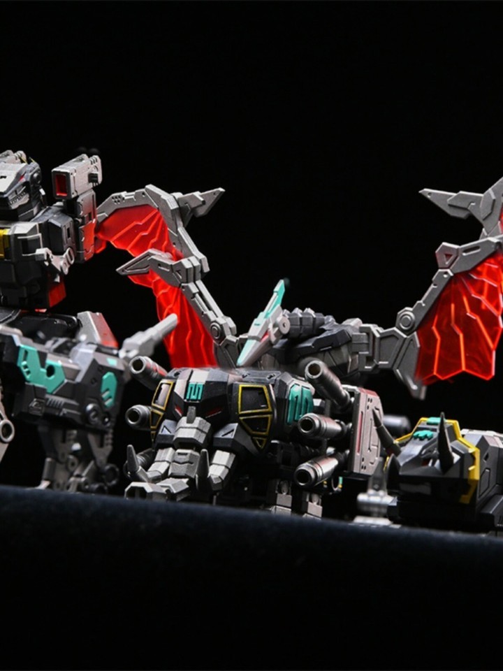 IN STOCK Lucky Cat Micro Cosmos MC-03B mini Beast Lord Meagzord Black set of 5