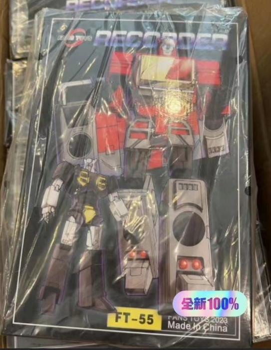 Ready! New FansToys FT-55 Recorder Blaster w/ Rewind Set of 2 Action Figure Toy