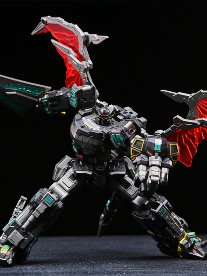IN STOCK Lucky Cat Micro Cosmos MC-03B mini Beast Lord Meagzord Black set of 5