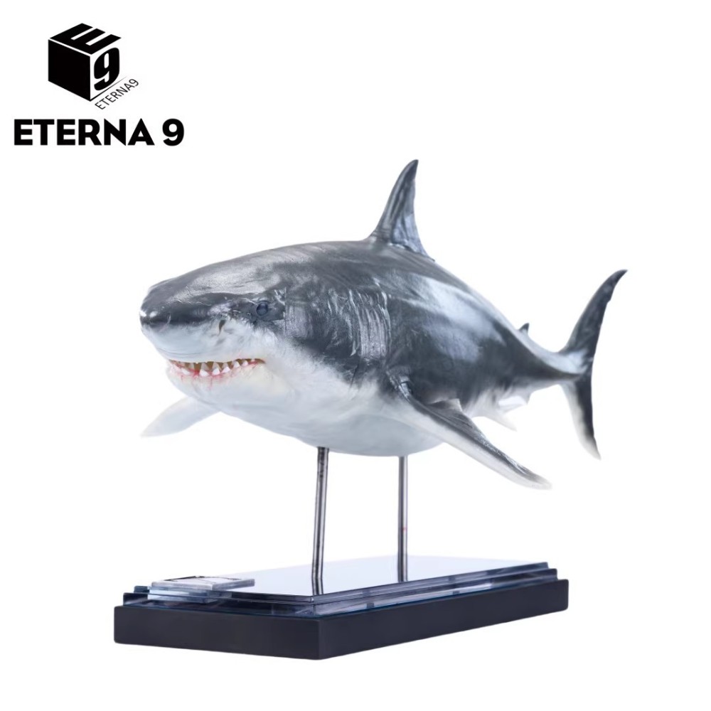 NEW ETERNA 9 Megalodon Marine Animal Static Figurine Model Statue In Stock