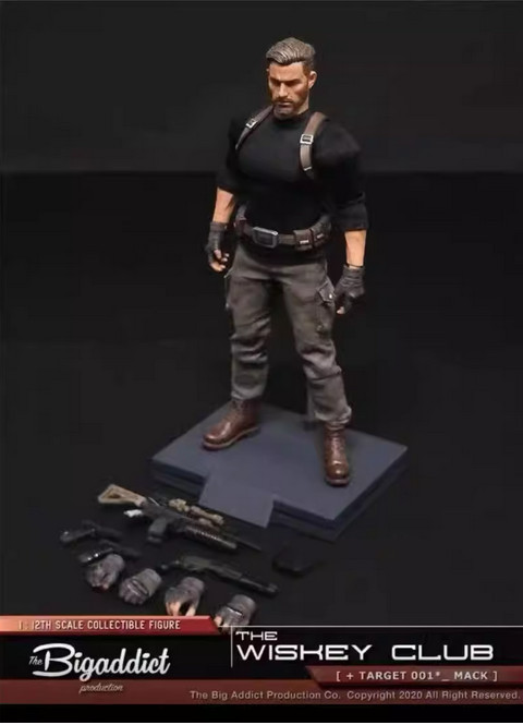 Bigaddict TARGET 001 1/12 Male Soldier Killer Mark Action Figure In Stock