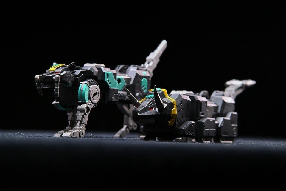 IN STOCK Lucky Cat Micro Cosmos MC-03B mini Beast Lord Meagzord Black set of 5