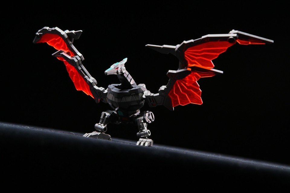 IN STOCK Lucky Cat Micro Cosmos MC-03B mini Beast Lord Meagzord Black set of 5