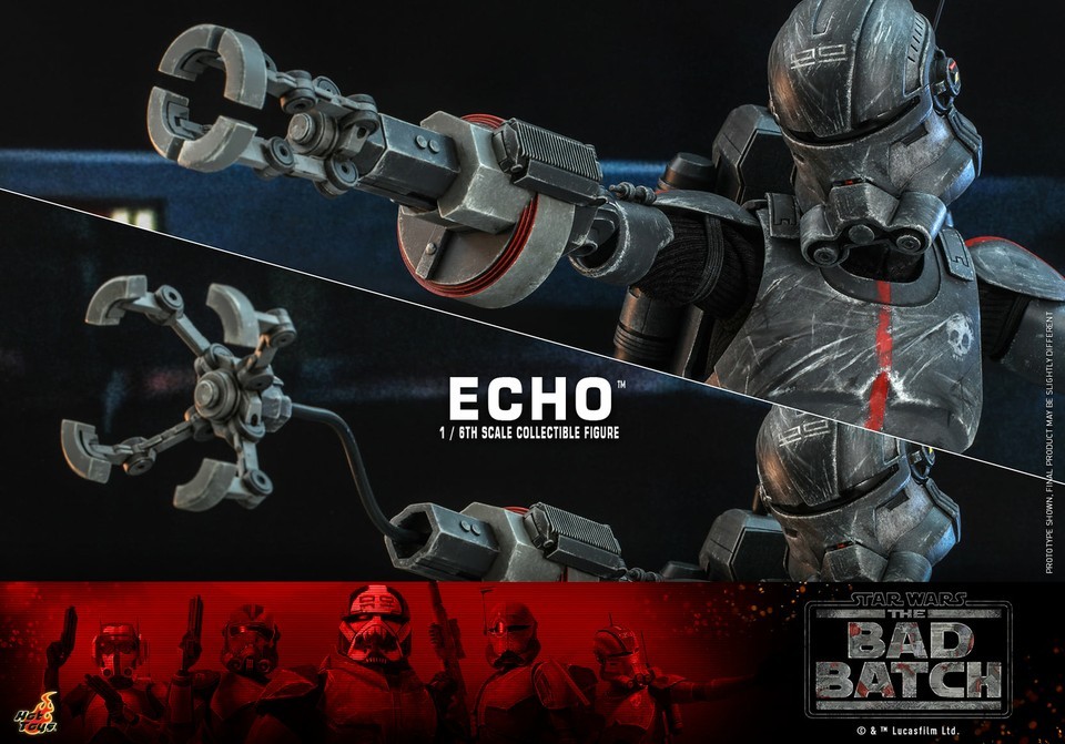 Hottoys Star Wars The Bad Batch 1/6th scale Echo Collectible Figure TMS042 NEW