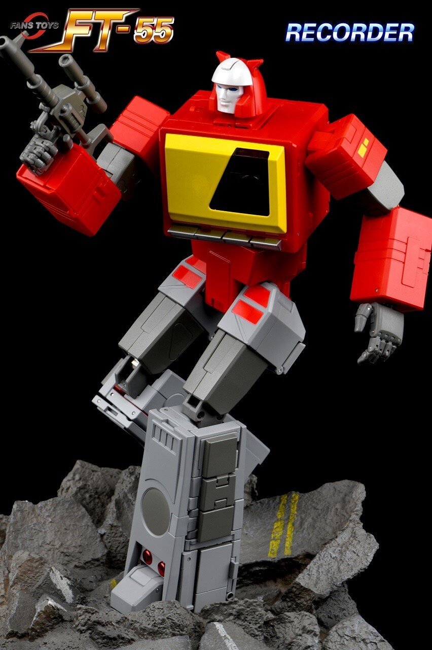 Ready! New FansToys FT-55 Recorder Blaster w/ Rewind Set of 2 Action Figure Toy