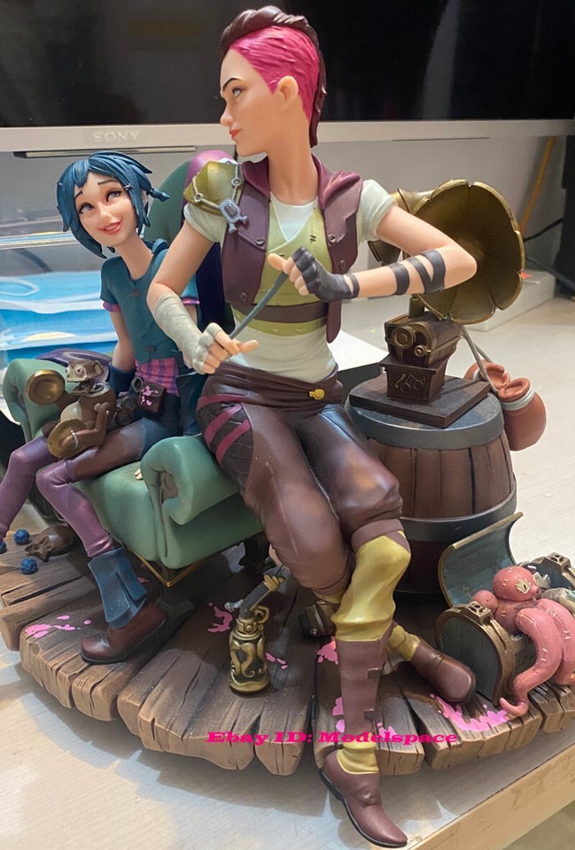 Arcane League of Legends LOL Vi &amp; Jinx 1/6 Statue Figure Model IN STOCK