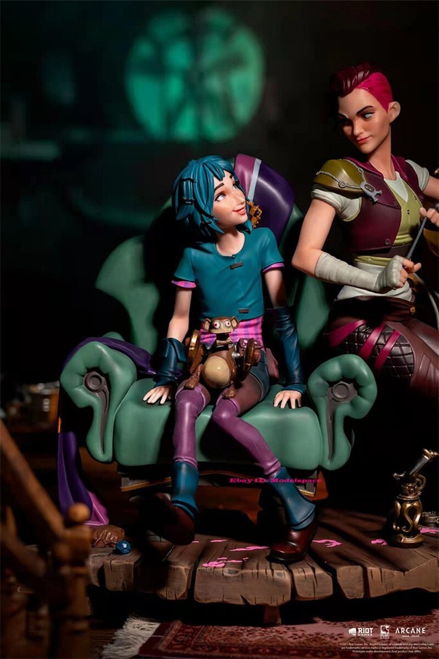 Arcane League of Legends LOL Vi &amp; Jinx 1/6 Statue Figure Model IN STOCK