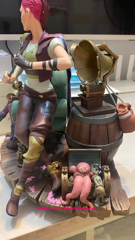 Arcane League of Legends LOL Vi &amp; Jinx 1/6 Statue Figure Model IN STOCK