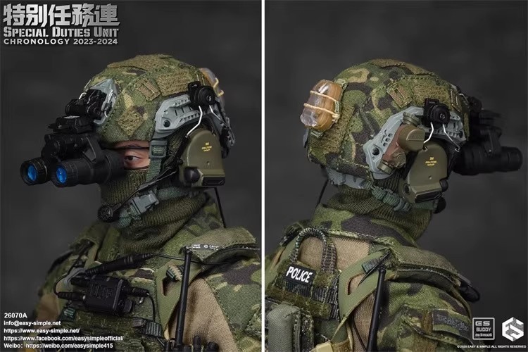 Easy&amp;Simple ES26070A 1/6 Hong Kong Special Duties Unit Action Figure Toy InStock