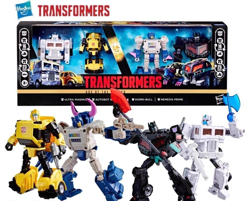 Hasbro Ultra Magnus Buffer Dark Optimus Prime Mad Bull Four-Person Set In Stock