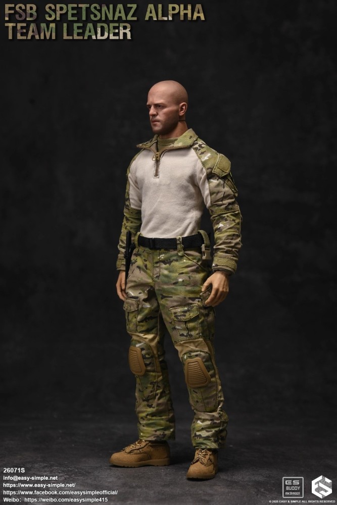 In Stock  Easy&amp;Simple ES 26071S 1/6 Russian FSB Alpha Force  Action Figure