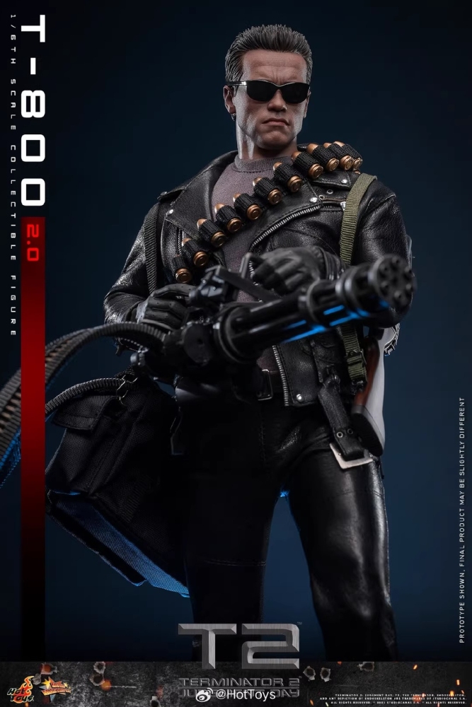 Ready! New Hot Toys MMS795 1/6 Terminator 2 Judgment Day T-800 2.0 Action Figure