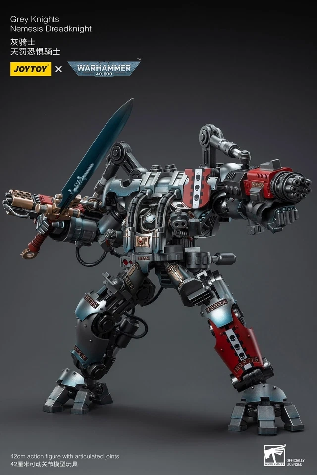 IN STOCK JoyToy Warhammer 40K 1:18 Grey Knights Nemesis Dreadknight Mecha