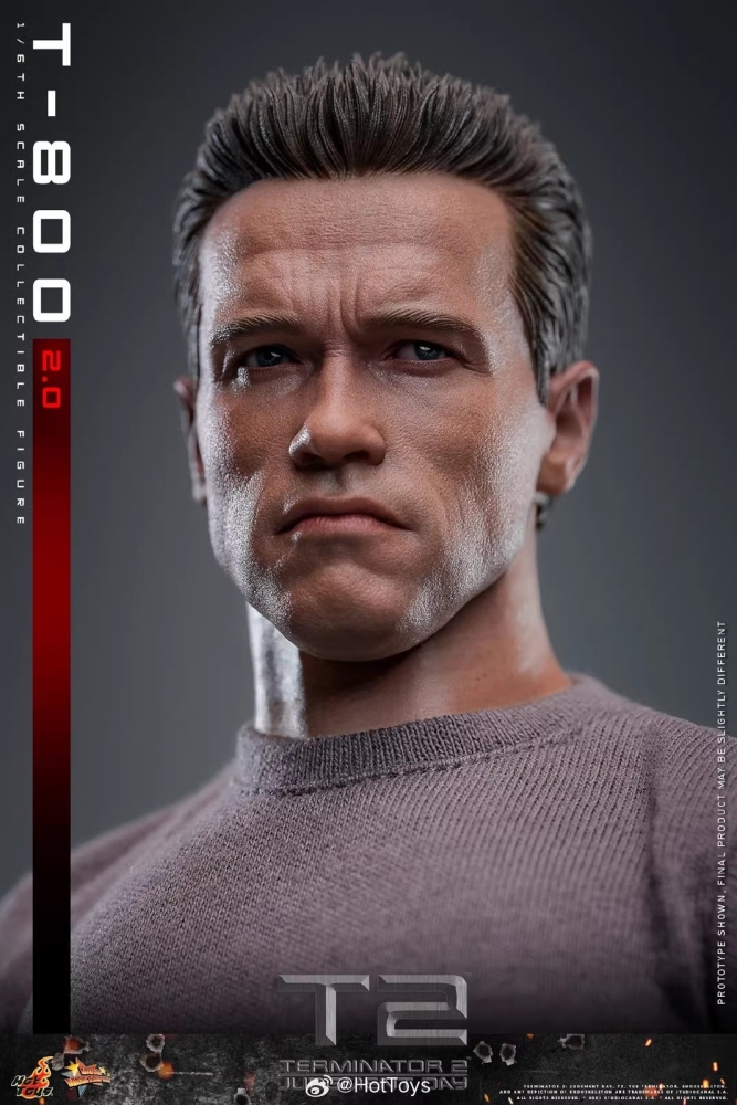Ready! New Hot Toys MMS795 1/6 Terminator 2 Judgment Day T-800 2.0 Action Figure