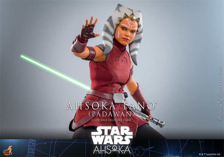 In Stock New Hot Toys TMS123 Star Wars Ahsoka Tano (Padawan) 1/6 Action Figure