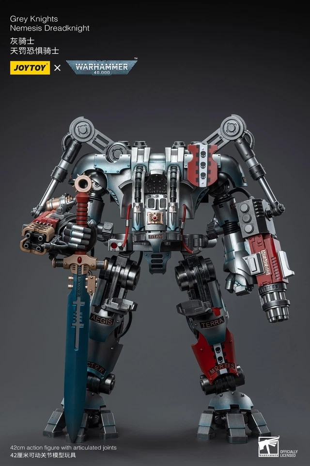 IN STOCK JoyToy Warhammer 40K 1:18 Grey Knights Nemesis Dreadknight Mecha