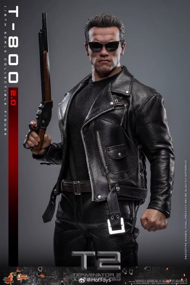 Ready! New Hot Toys MMS795 1/6 Terminator 2 Judgment Day T-800 2.0 Action Figure