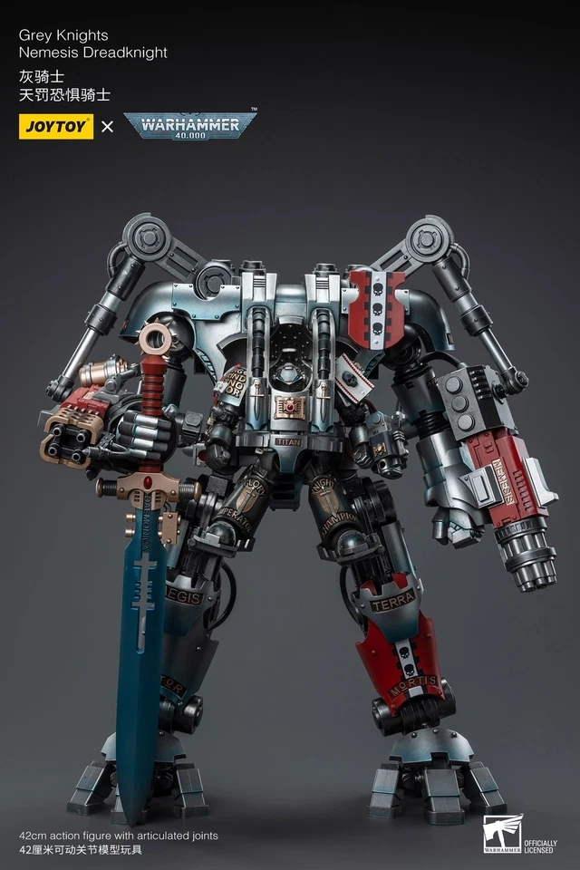IN STOCK JoyToy Warhammer 40K 1:18 Grey Knights Nemesis Dreadknight Mecha