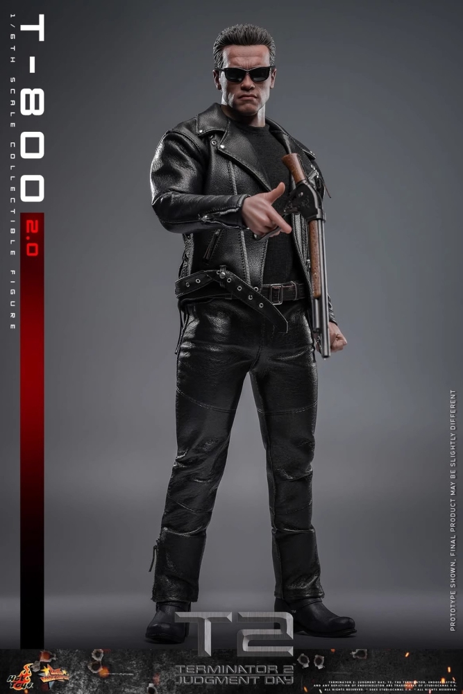 Ready! New Hot Toys MMS795 1/6 Terminator 2 Judgment Day T-800 2.0 Action Figure