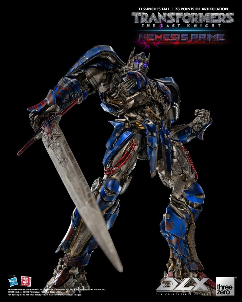 In Stock New Threezero 3Z05790W0 The Last Knight OptimusPrime Deluxe Ver. Figure