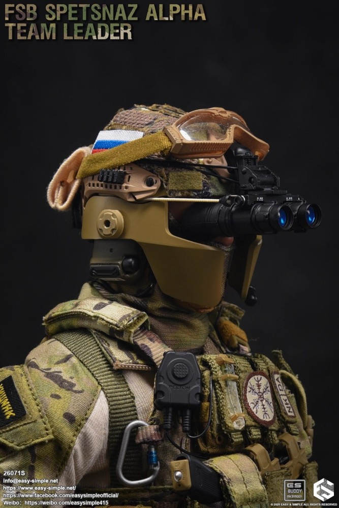 In Stock  Easy&amp;Simple ES 26071S 1/6 Russian FSB Alpha Force  Action Figure