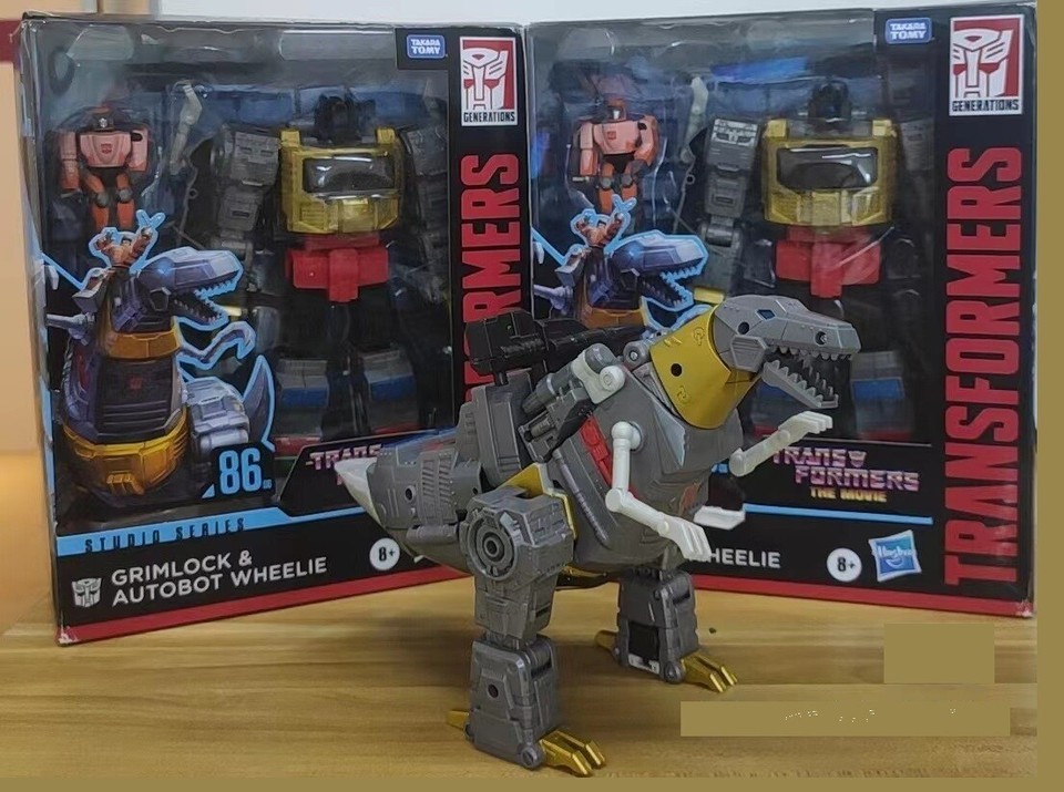 Transforms Studio Series 86-06 Leader Grimlock and Autobot Wheelie 1986 Movie