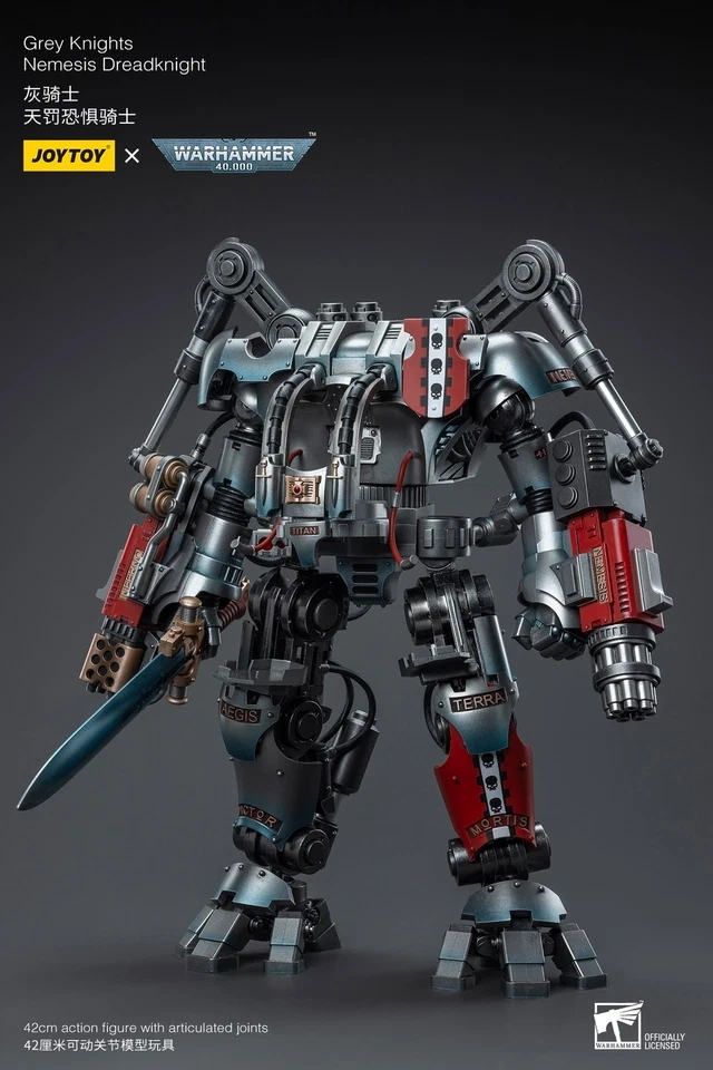 IN STOCK JoyToy Warhammer 40K 1:18 Grey Knights Nemesis Dreadknight Mecha